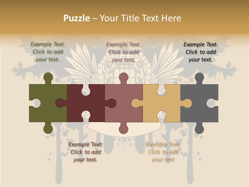 Beautiful Heaven Summer PowerPoint Template