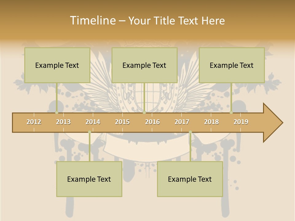 Beautiful Heaven Summer PowerPoint Template