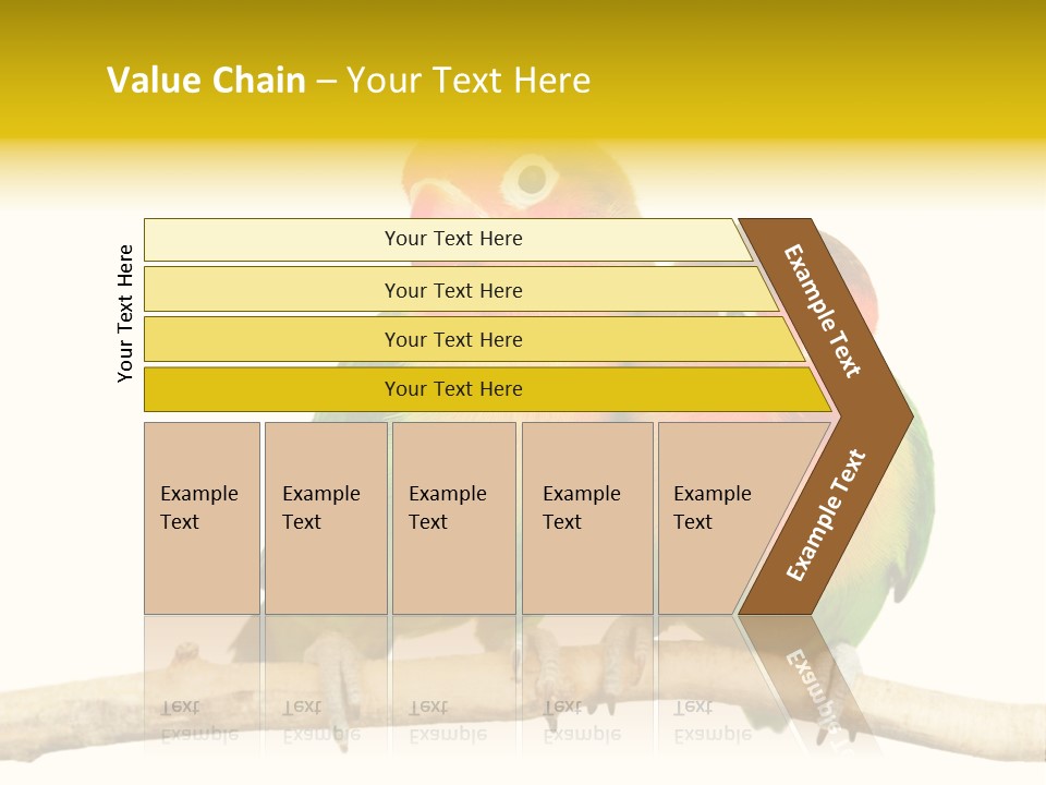 Pair Red Bird PowerPoint Template
