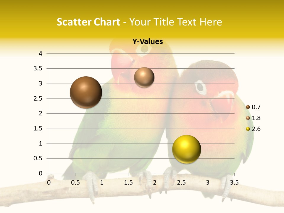 Pair Red Bird PowerPoint Template