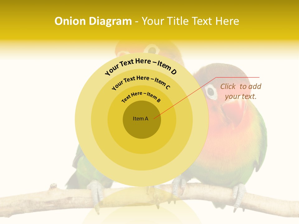 Pair Red Bird PowerPoint Template