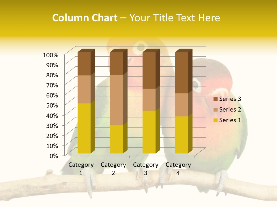 Pair Red Bird PowerPoint Template