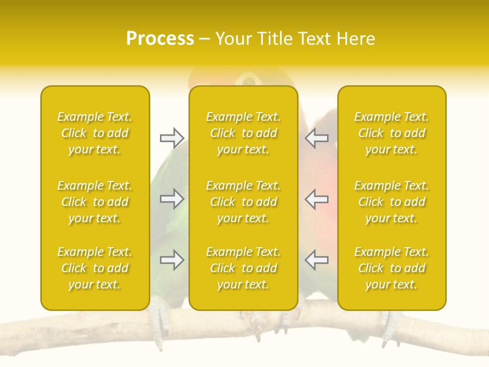 Pair Red Bird PowerPoint Template