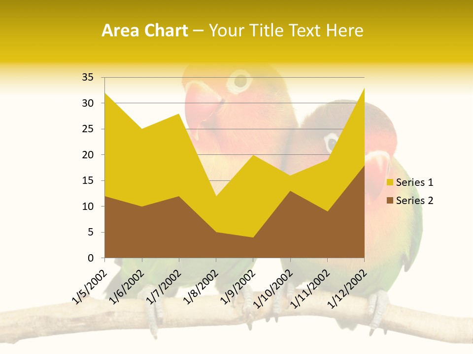Pair Red Bird PowerPoint Template