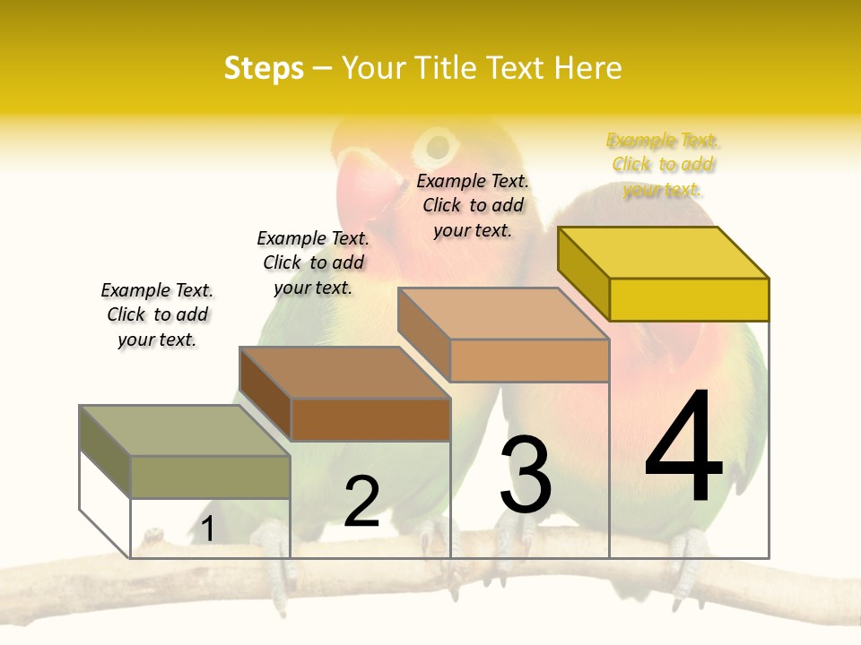Pair Red Bird PowerPoint Template