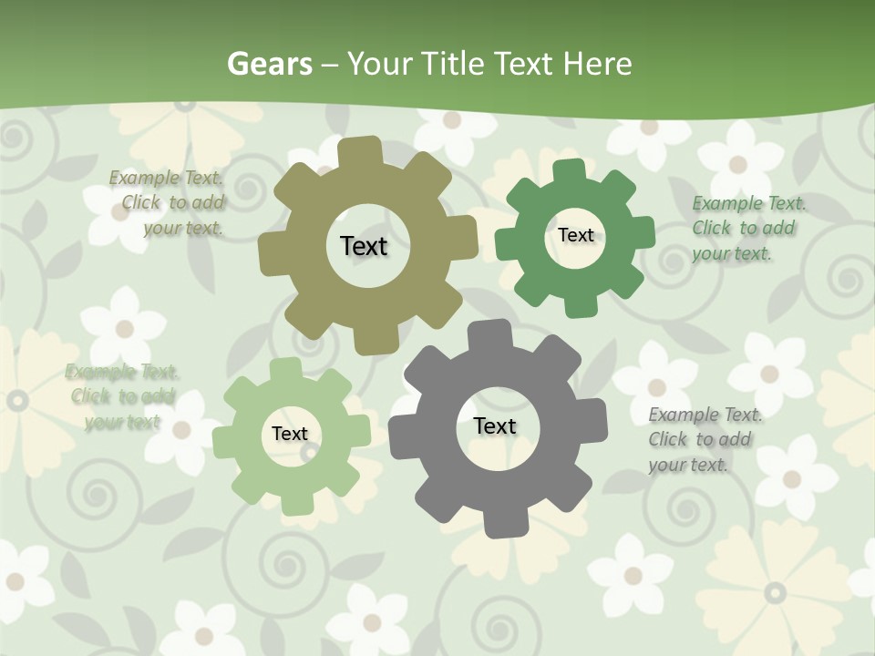 Prosperous Sayings Golden PowerPoint Template