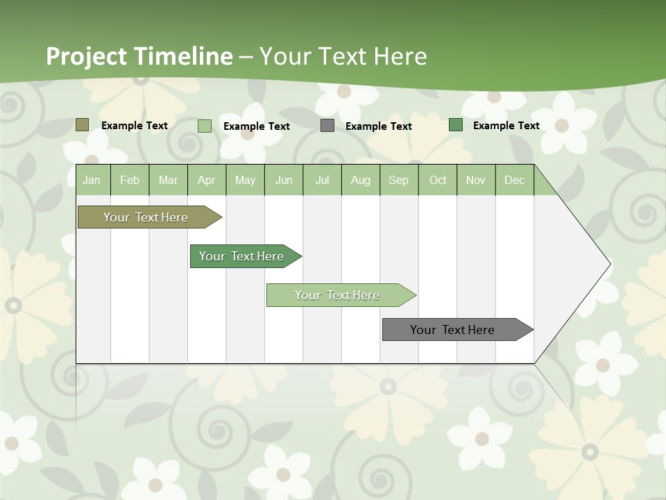 Prosperous Sayings Golden PowerPoint Template