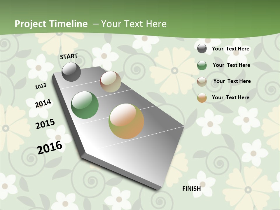 Prosperous Sayings Golden PowerPoint Template