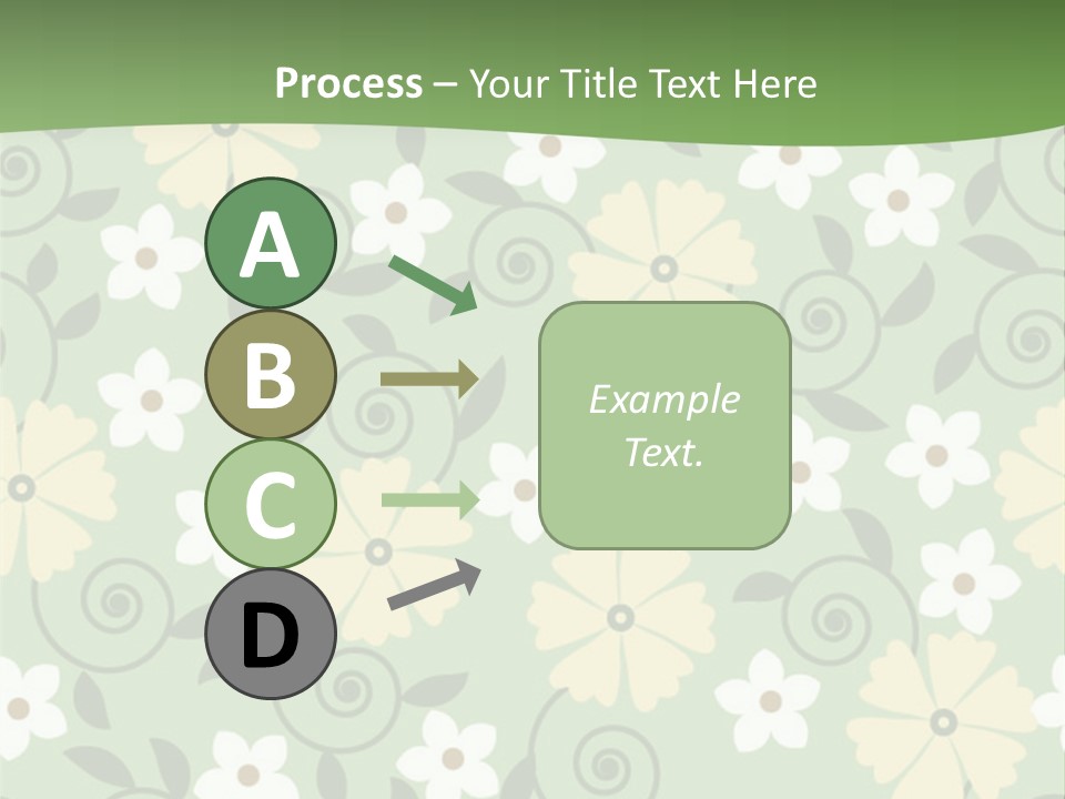 Prosperous Sayings Golden PowerPoint Template