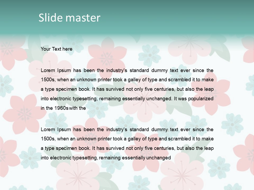 Reception Travel Close PowerPoint Template