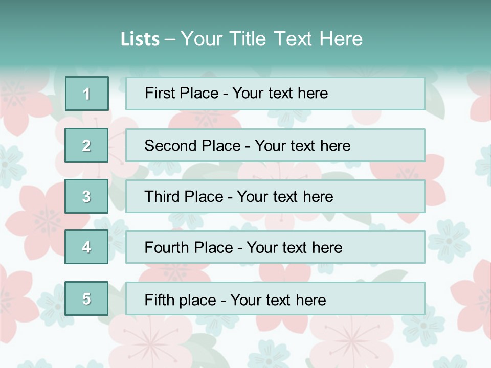 Reception Travel Close PowerPoint Template