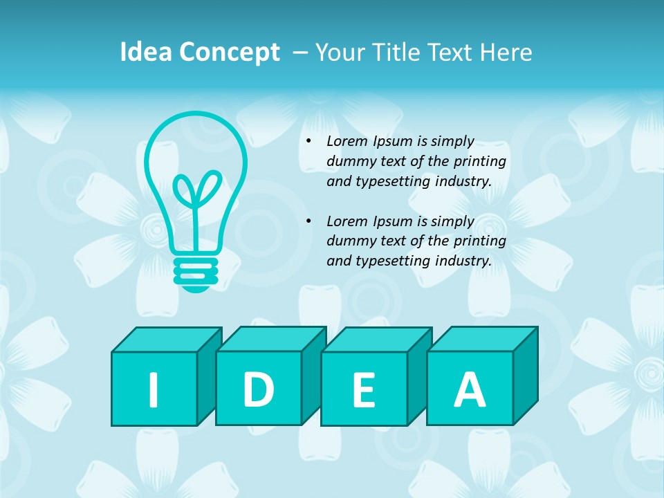 Flower Ornament Vintage PowerPoint Template