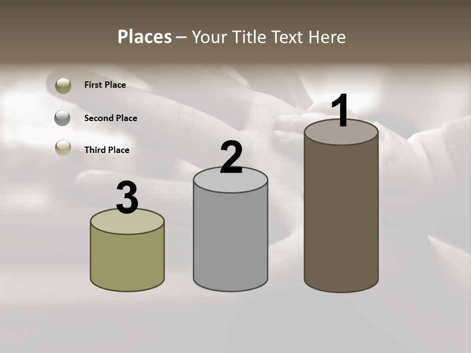 A Person Holding A Baby In Their Hands PowerPoint Template