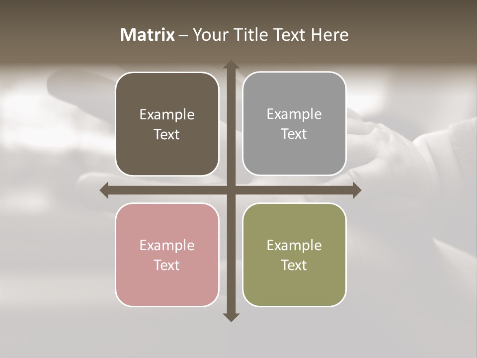 A Person Holding A Baby In Their Hands PowerPoint Template