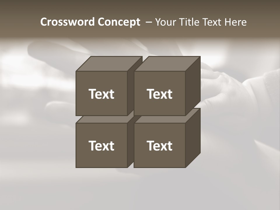 A Person Holding A Baby In Their Hands PowerPoint Template