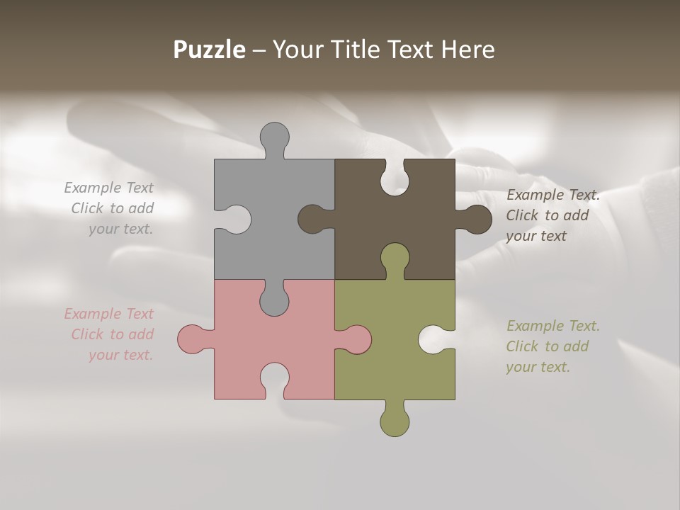 A Person Holding A Baby In Their Hands PowerPoint Template