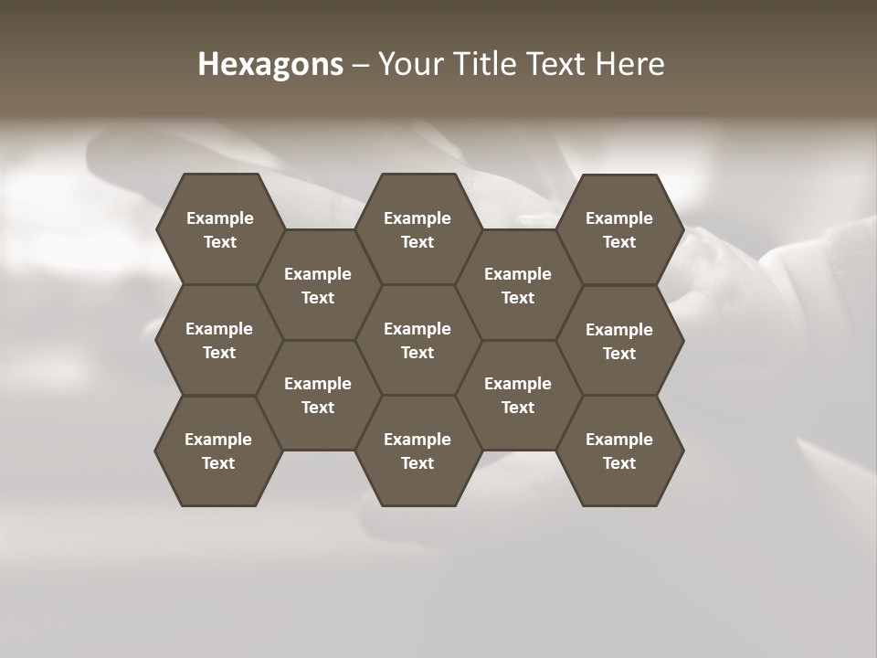 A Person Holding A Baby In Their Hands PowerPoint Template