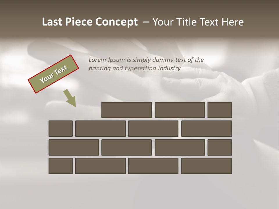 A Person Holding A Baby In Their Hands PowerPoint Template