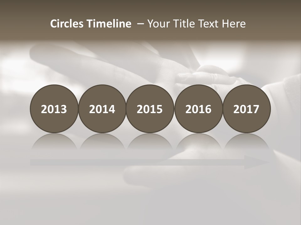 A Person Holding A Baby In Their Hands PowerPoint Template