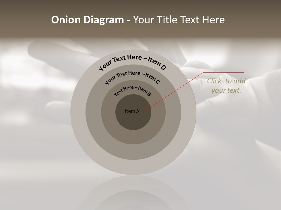 A Person Holding A Baby In Their Hands PowerPoint Template