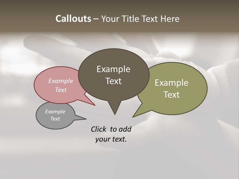 A Person Holding A Baby In Their Hands PowerPoint Template