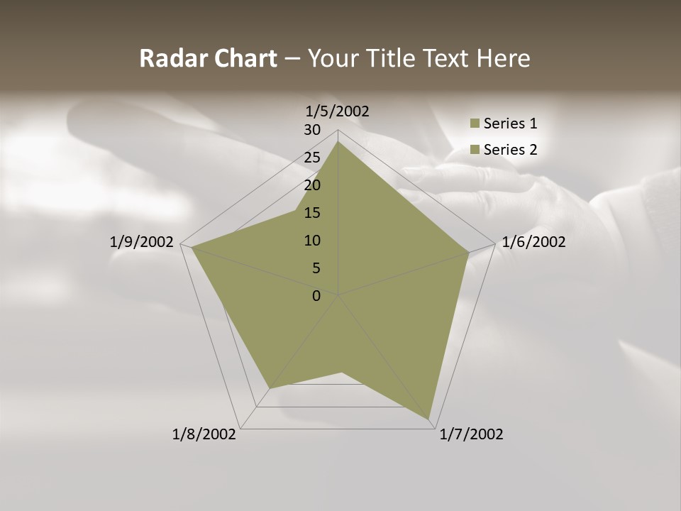 A Person Holding A Baby In Their Hands PowerPoint Template