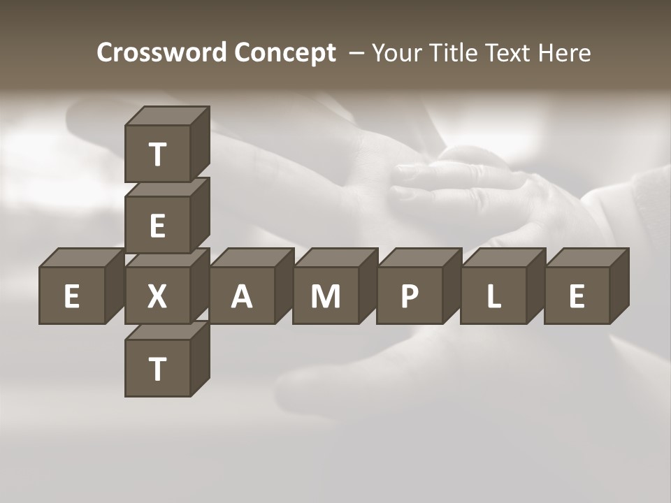 A Person Holding A Baby In Their Hands PowerPoint Template