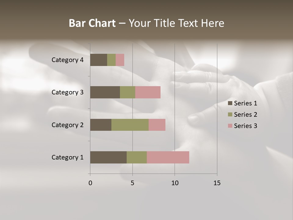 A Person Holding A Baby In Their Hands PowerPoint Template