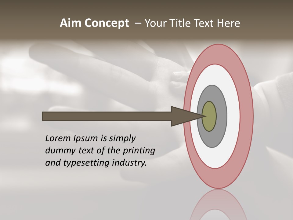 A Person Holding A Baby In Their Hands PowerPoint Template