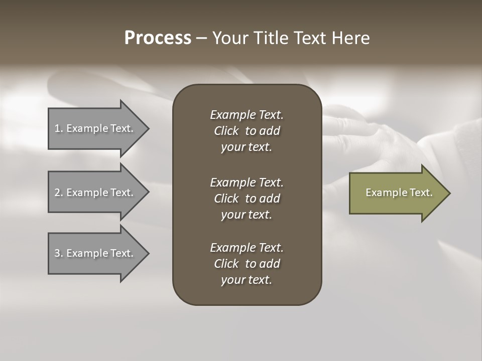 A Person Holding A Baby In Their Hands PowerPoint Template