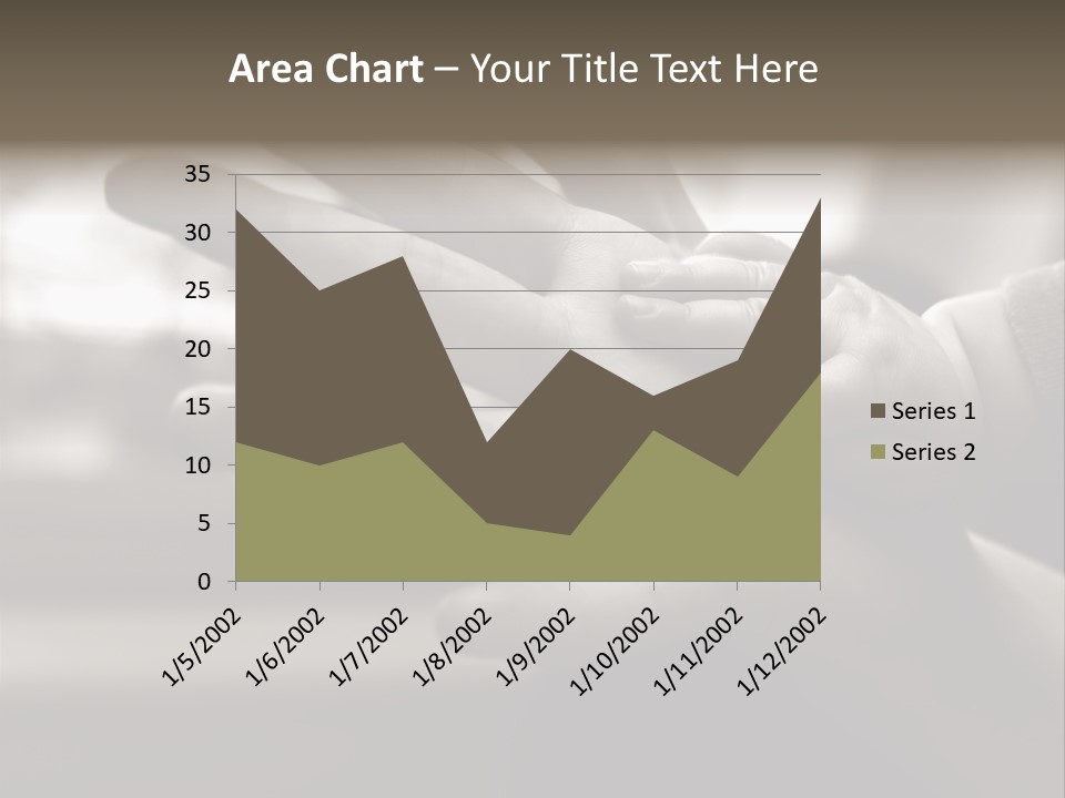 A Person Holding A Baby In Their Hands PowerPoint Template