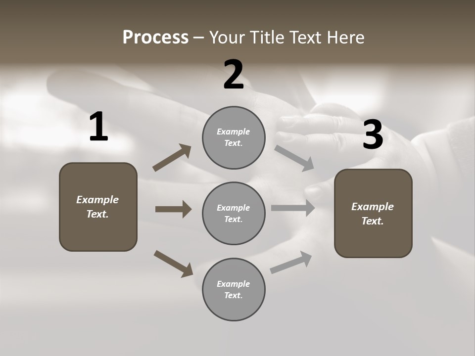 A Person Holding A Baby In Their Hands PowerPoint Template