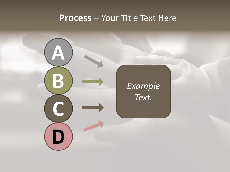 A Person Holding A Baby In Their Hands PowerPoint Template