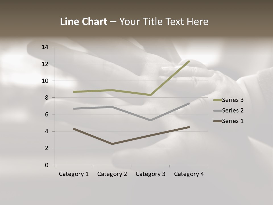 A Person Holding A Baby In Their Hands PowerPoint Template