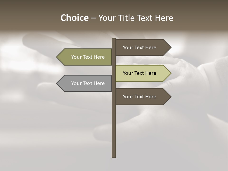 A Person Holding A Baby In Their Hands PowerPoint Template