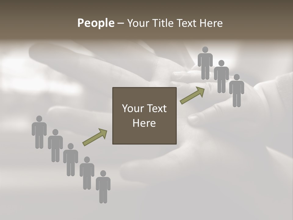 A Person Holding A Baby In Their Hands PowerPoint Template