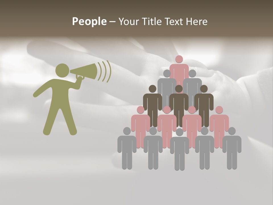 A Person Holding A Baby In Their Hands PowerPoint Template