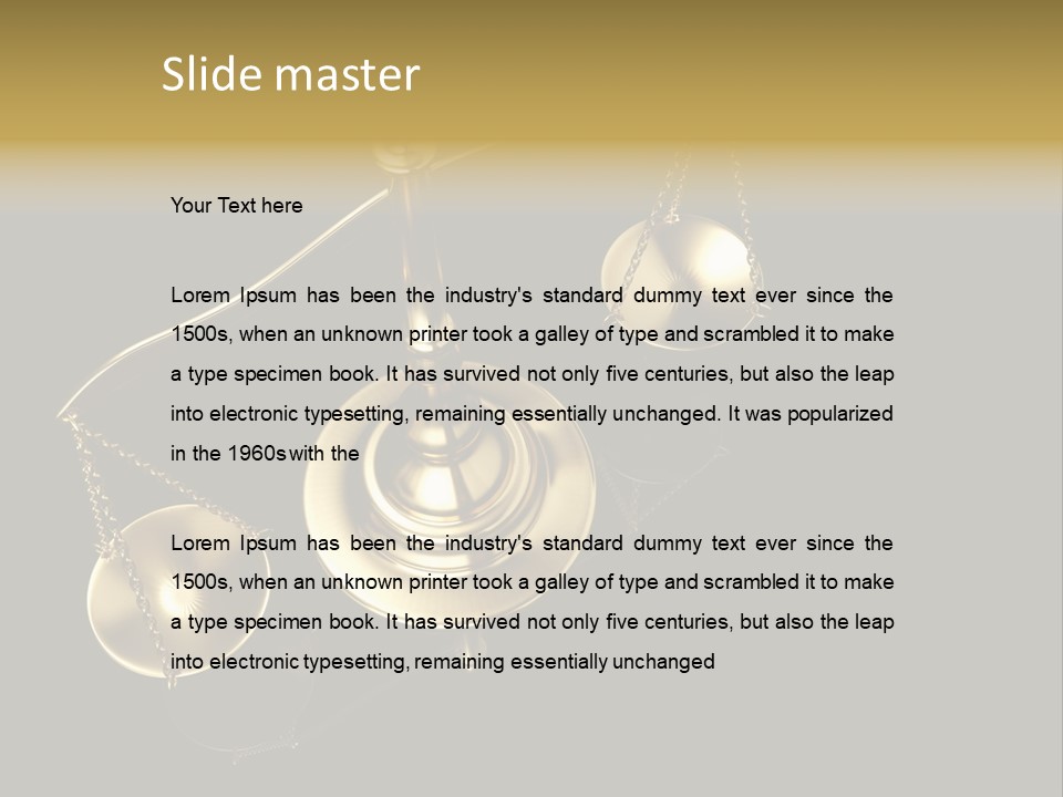 Judge Compare Valuable PowerPoint Template