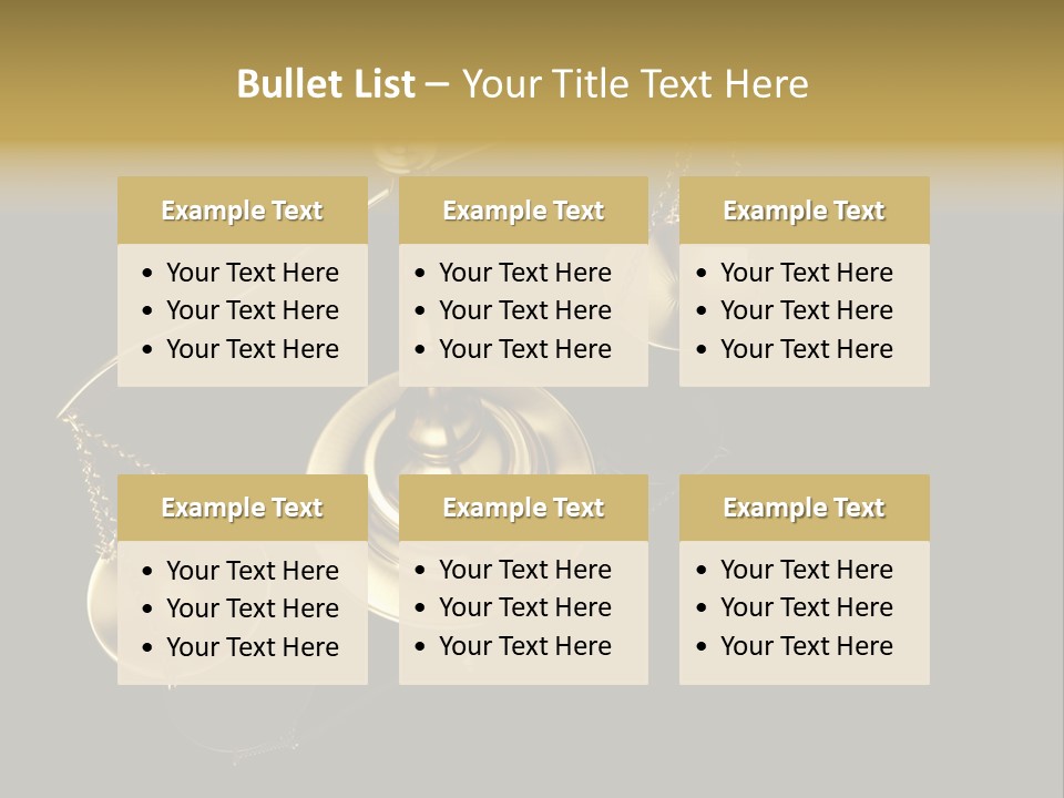 Judge Compare Valuable PowerPoint Template