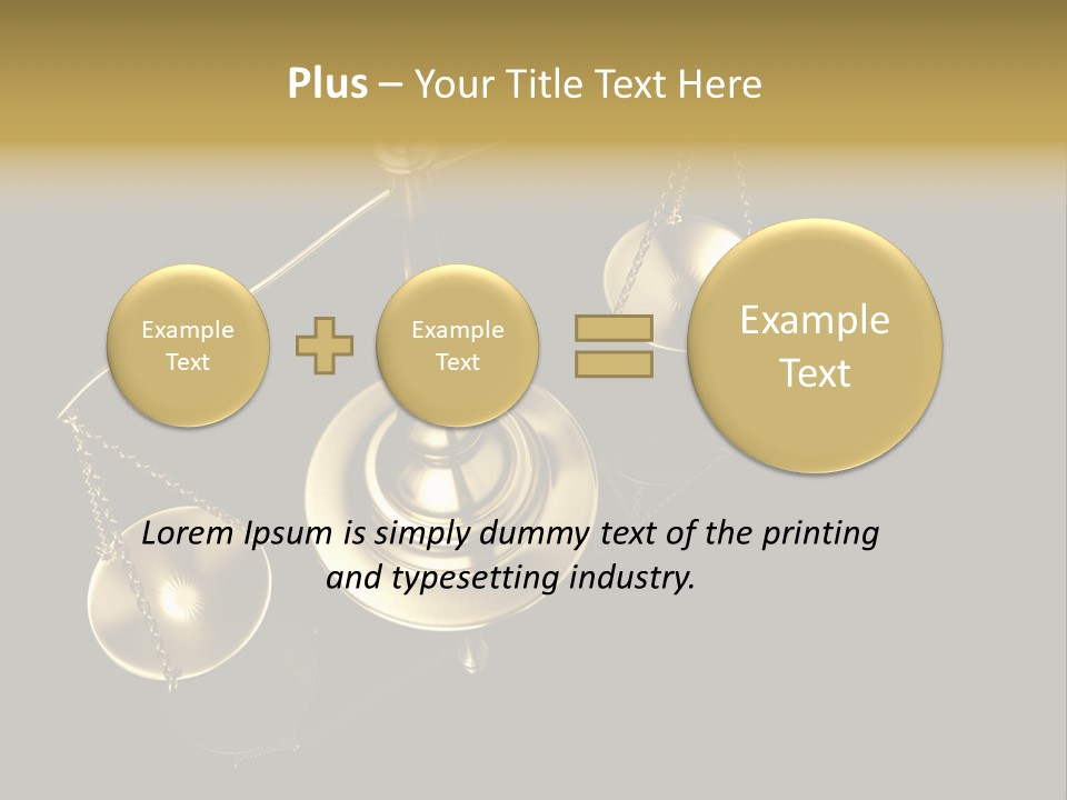 Judge Compare Valuable PowerPoint Template