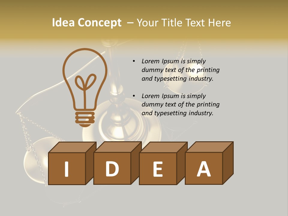 Judge Compare Valuable PowerPoint Template