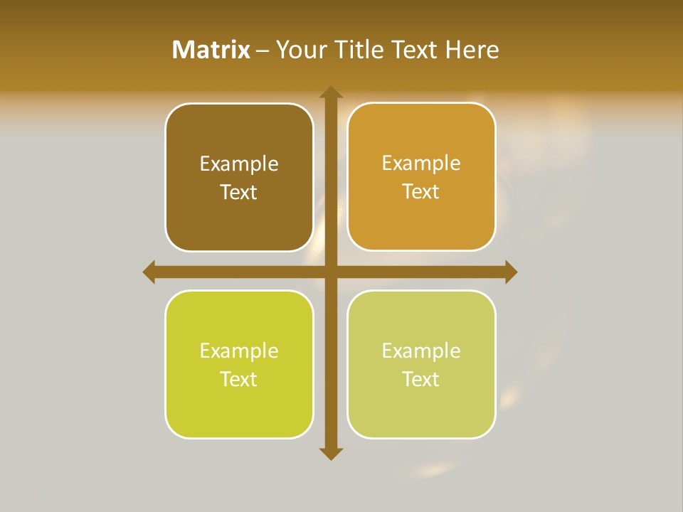 Prosperous Sayings Golden PowerPoint Template