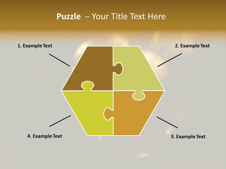 Prosperous Sayings Golden PowerPoint Template