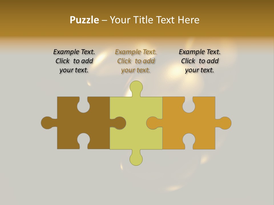 Prosperous Sayings Golden PowerPoint Template