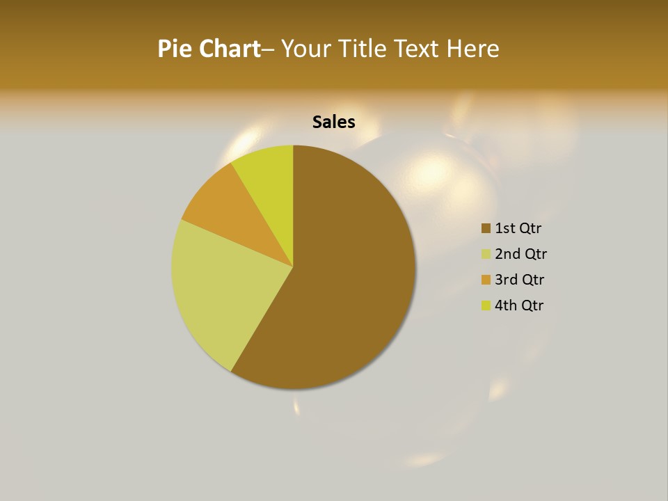 Prosperous Sayings Golden PowerPoint Template