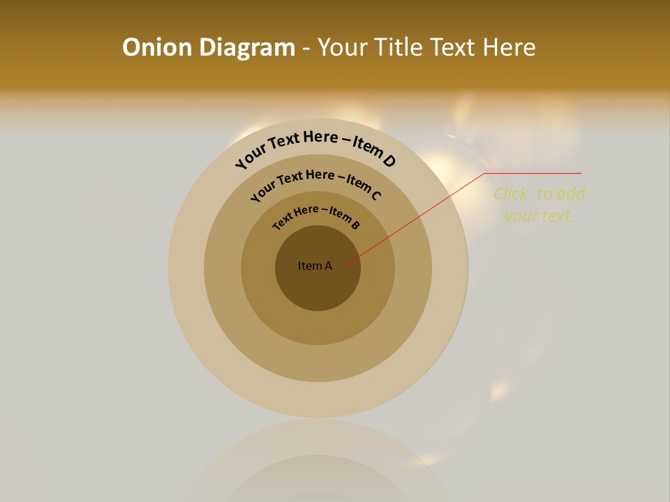 Prosperous Sayings Golden PowerPoint Template