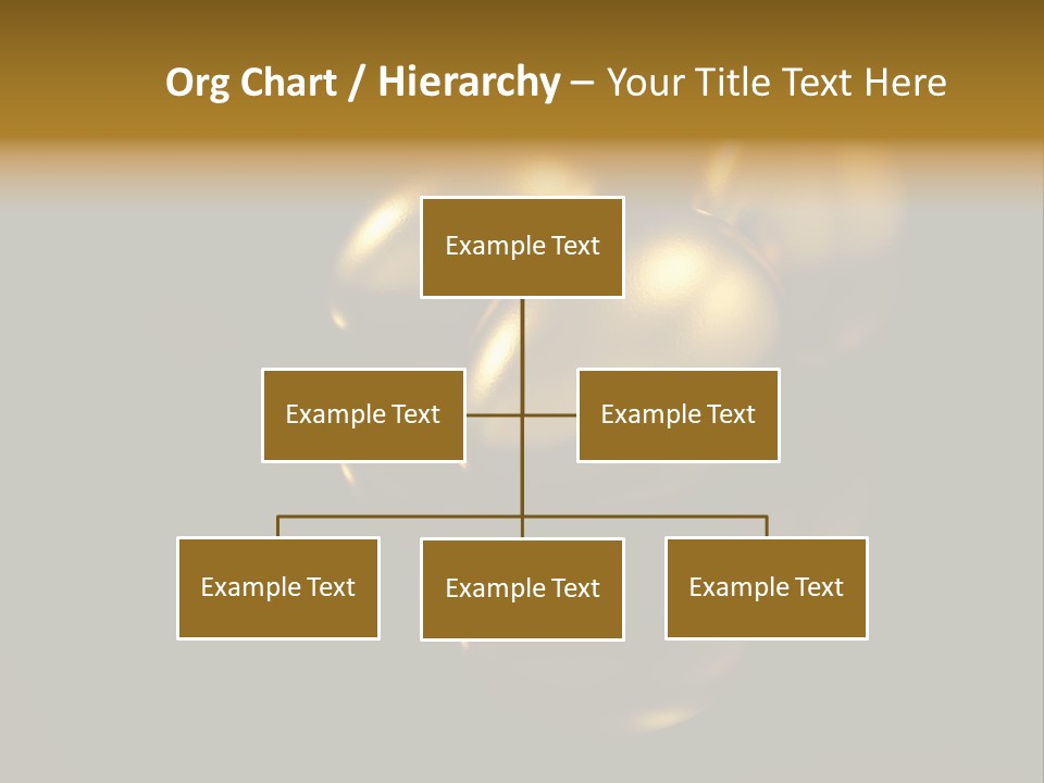 Prosperous Sayings Golden PowerPoint Template