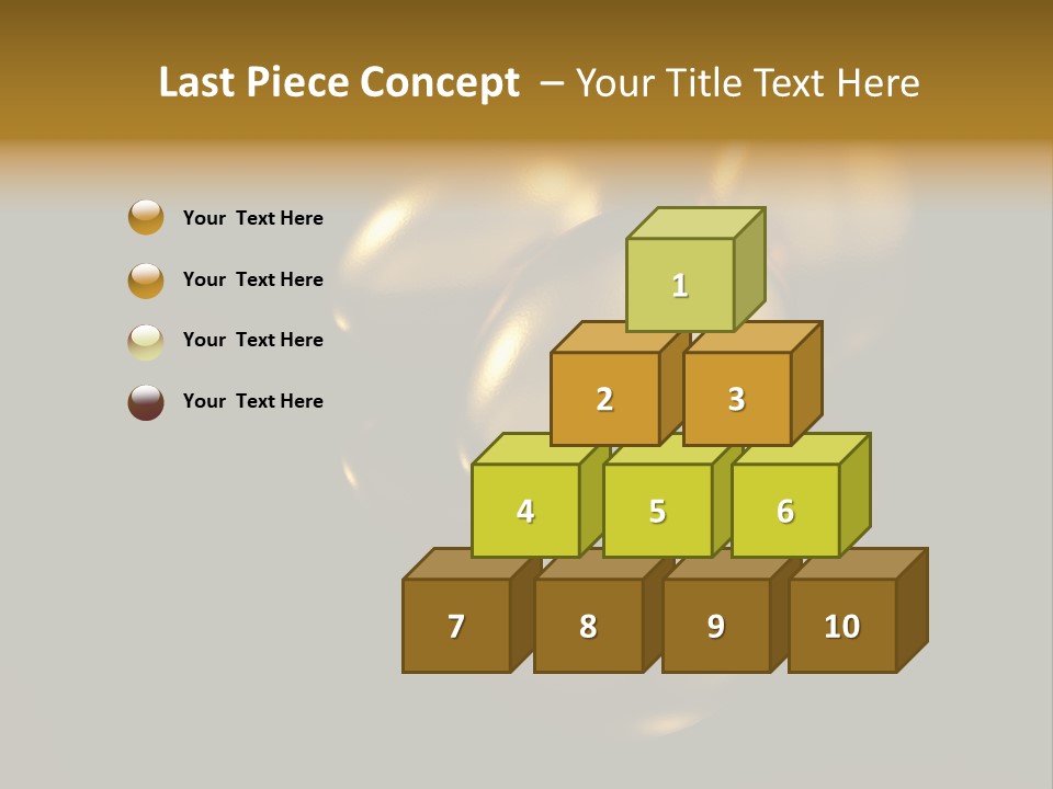 Prosperous Sayings Golden PowerPoint Template