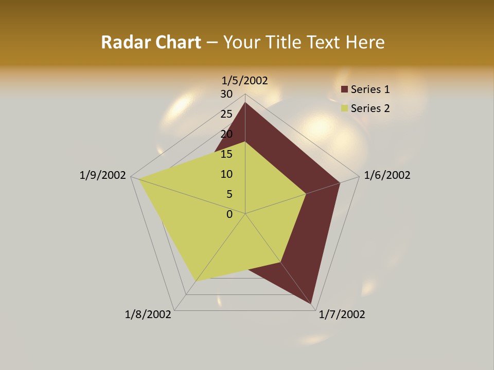 Prosperous Sayings Golden PowerPoint Template