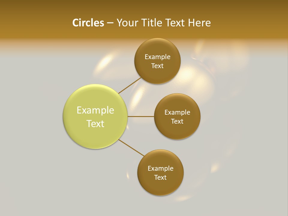 Prosperous Sayings Golden PowerPoint Template